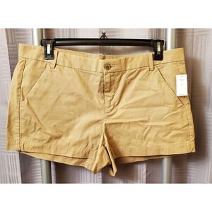 Khakis By Gap Shorts Size‎ 14 Sunkissed Shorts Baked Sand Cotton Womens